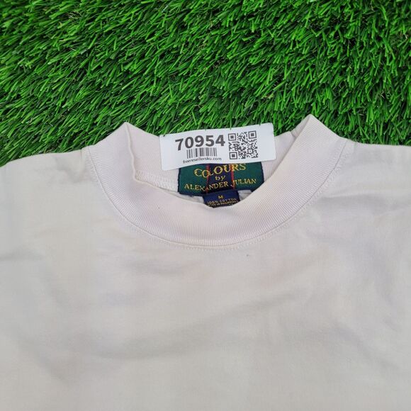 Vintage Watermelon Floral Shirt Womens Medium 21x22 White - Picture 10 of 13